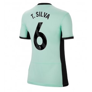Chelsea Thiago Silva #6 Tredje trøje Dame 2023-24 Kort ærmer